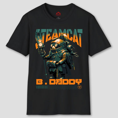 Steam Cat Green T-Shirt