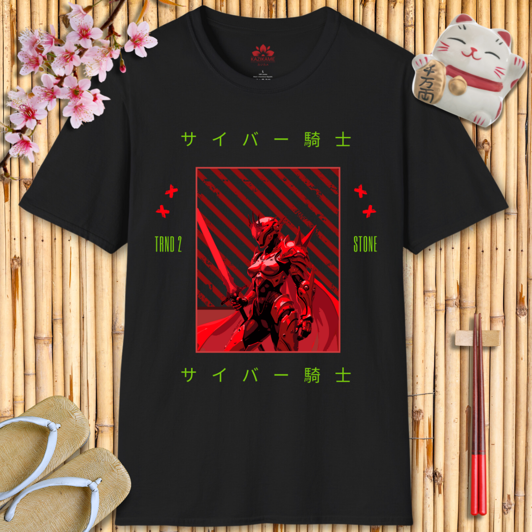 Cyber Knight Red Unisex Softstyle T-Shirt