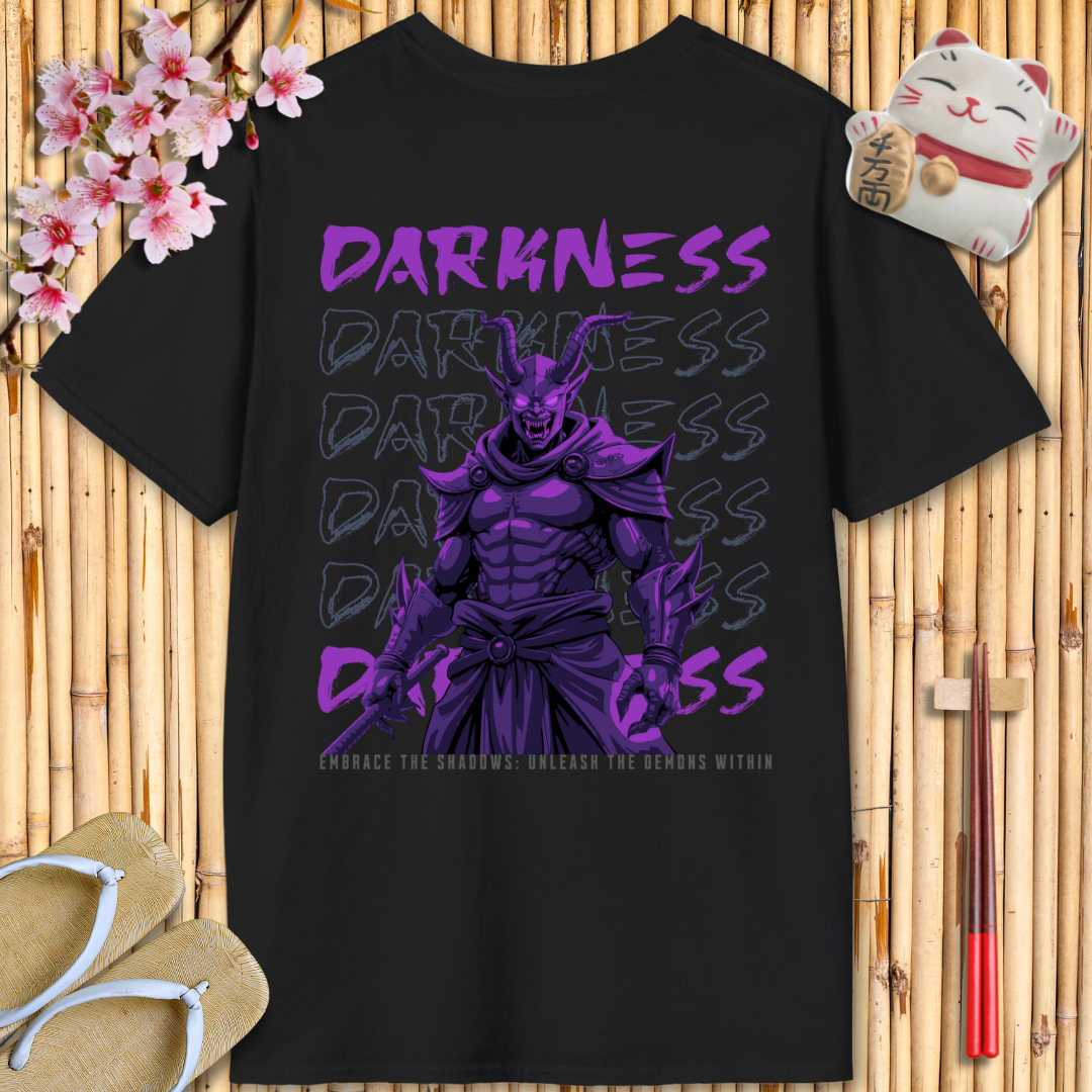 Darkness Purple Back Unisex Softstyle T-Shirt