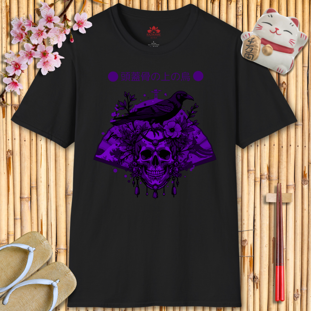 Skullhead Purple Unisex Softstyle T-Shirt