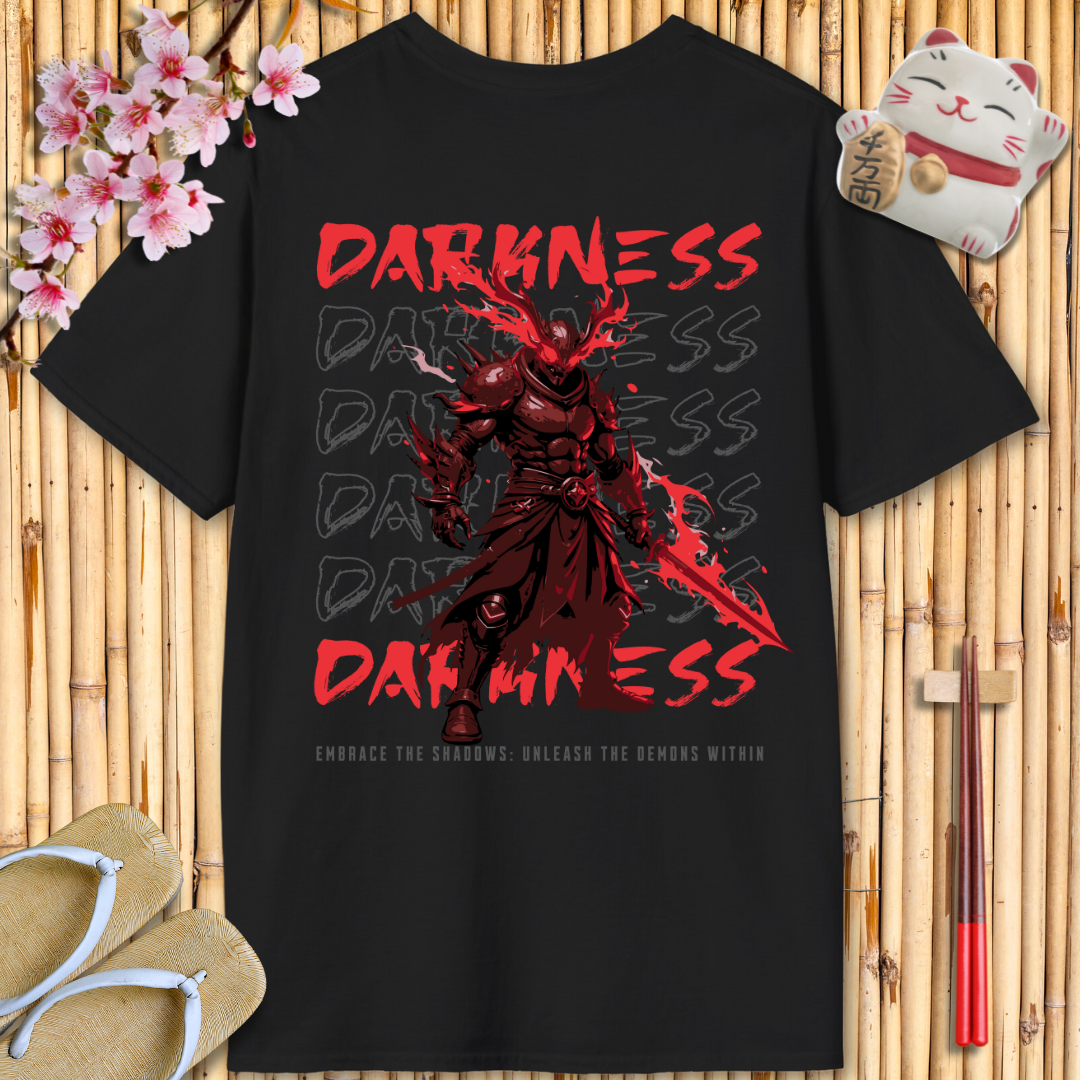 Darkness Red Back Unisex Softstyle T-Shirt