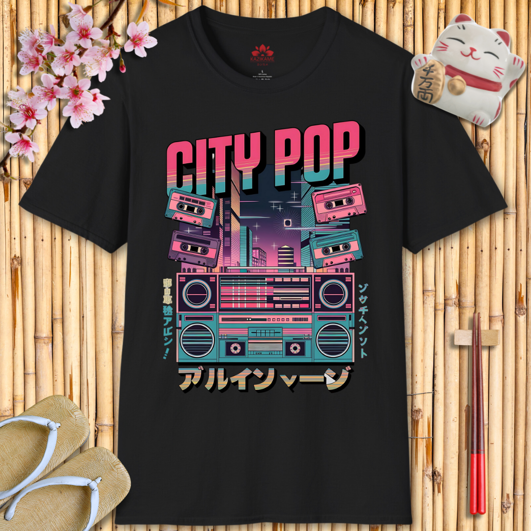 CityPop Boombox Unisex Softstyle T-Shirt