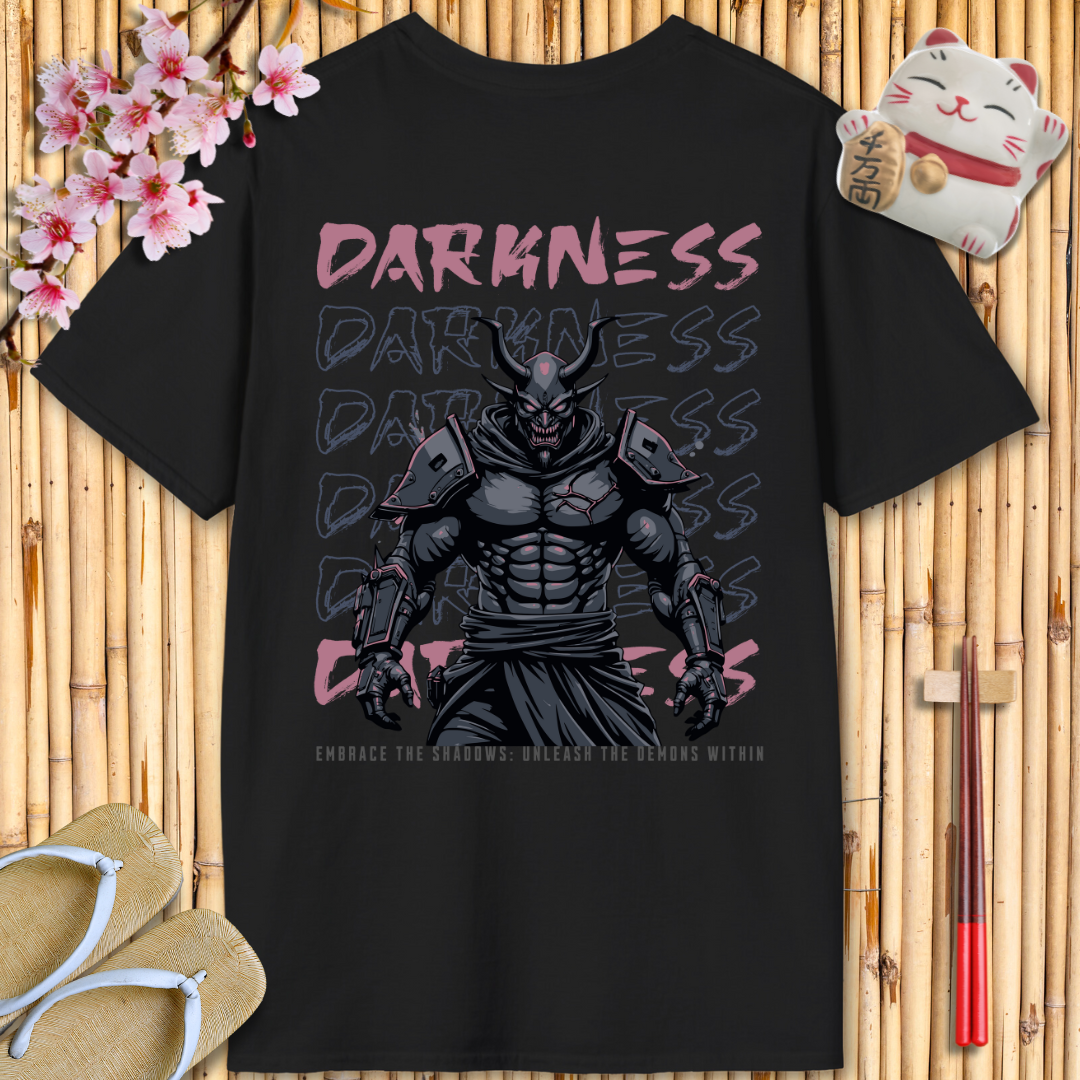 Darkness Pink Back Unisex Softstyle T-Shirt