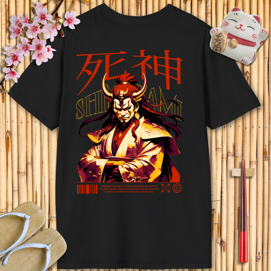 Japanese God Red Back Unisex Softstyle T-Shirt