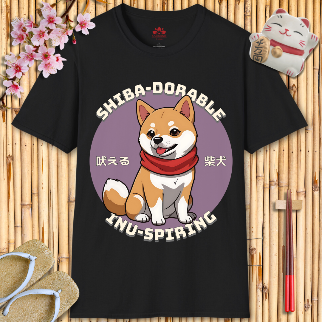 Adorable Shiba Unisex Softstyle T-Shirt