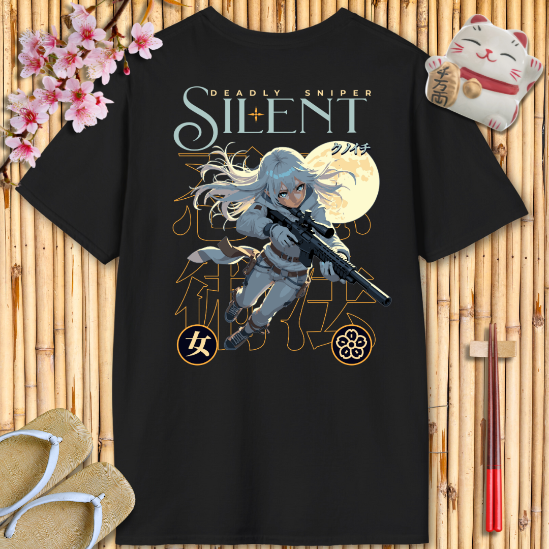 Silent Girl White Back Unisex Softstyle T-Shirt