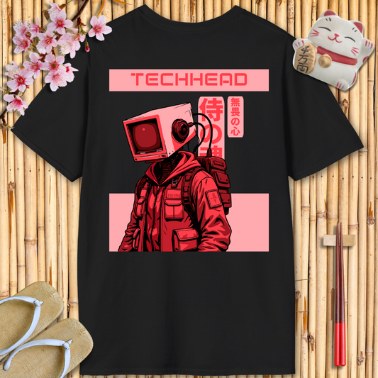 Techhead Red Back Unisex Softstyle T-Shirt