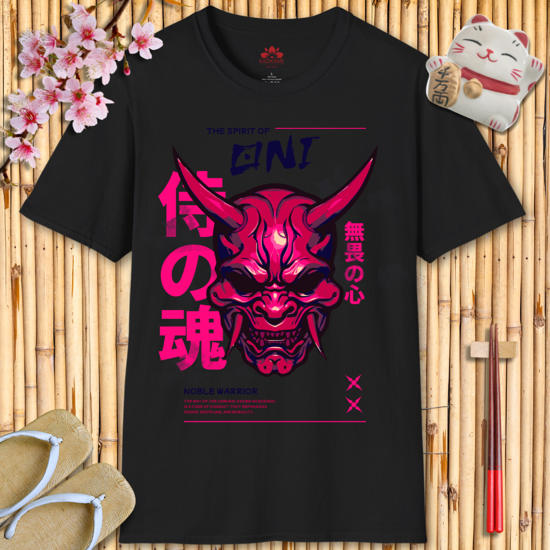 Oni Pink Unisex Softstyle T-Shirt