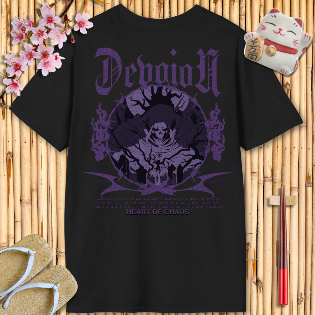 Devotion Purple Back Unisex Softstyle T-Shirt