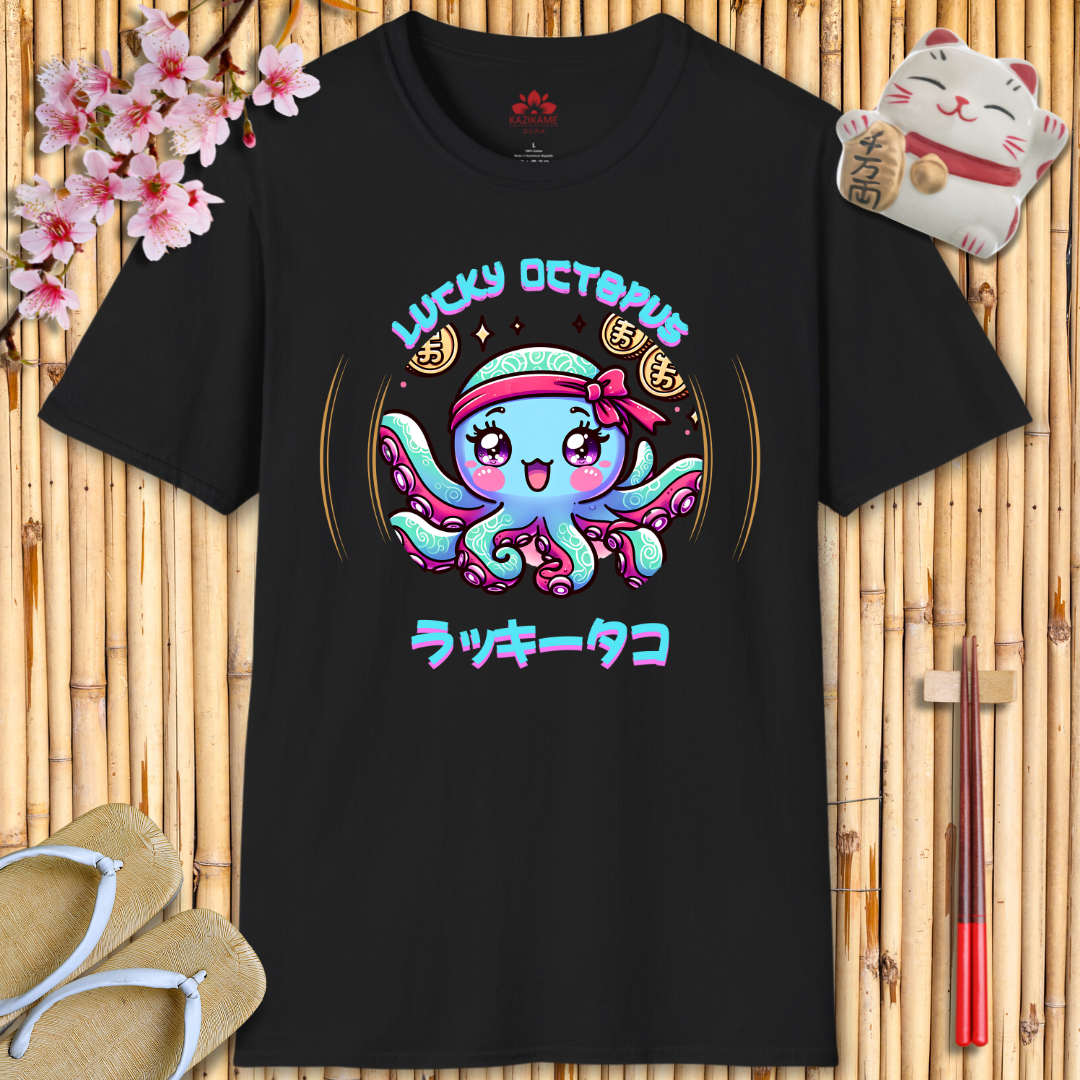 Lucky Octopus Unisex Softstyle T-Shirt