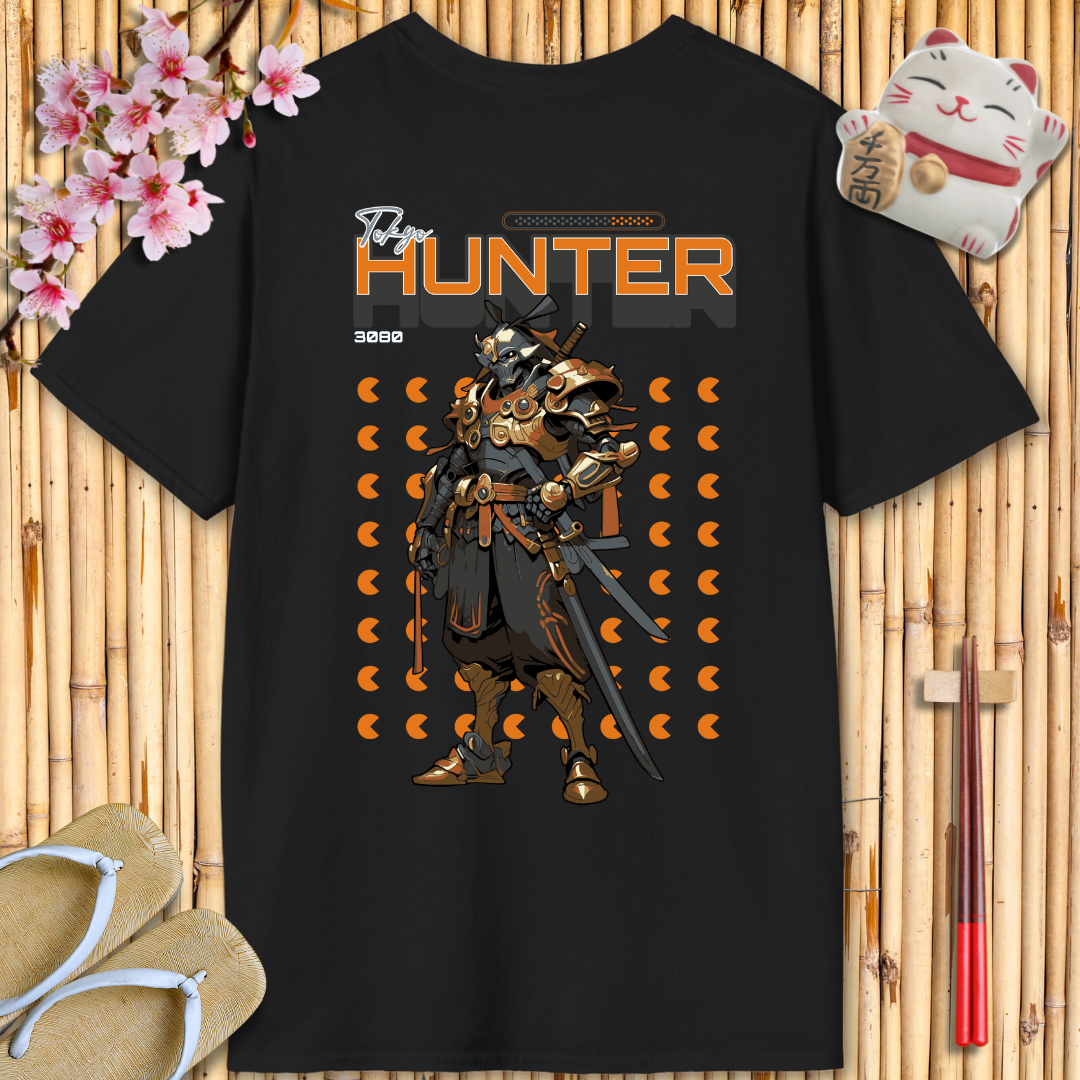 Tokyo Hunter Orange Back Unisex Softstyle T-Shirt