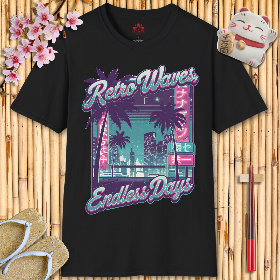 Retro Waves Unisex Softstyle T-Shirt