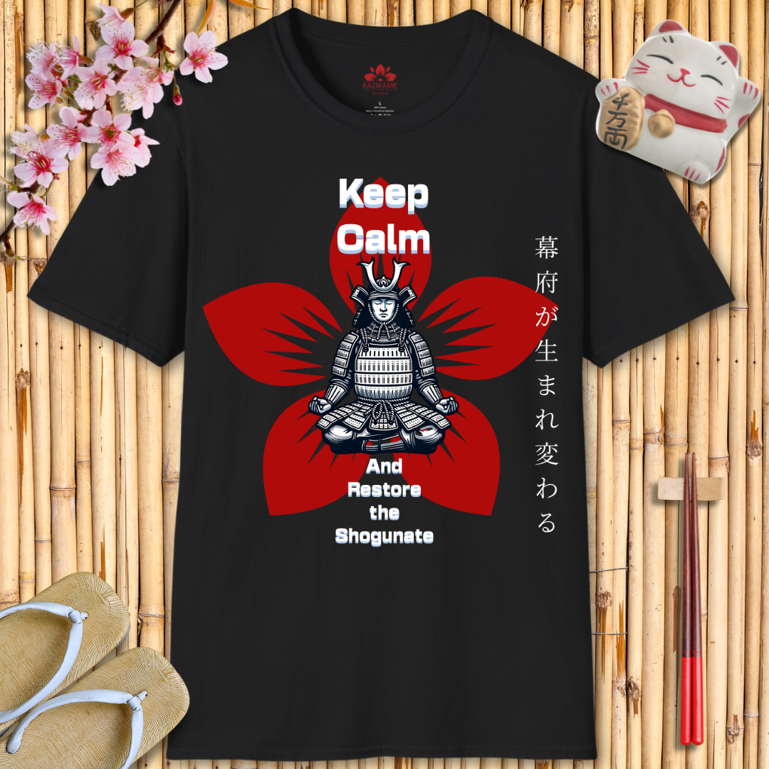 Keep Calm and Restore the Shogunate Unisex Softstyle T-Shirt