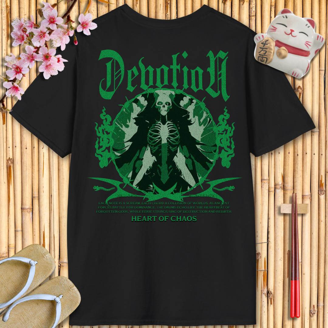 Devotion Green Back Unisex Softstyle T-Shirt