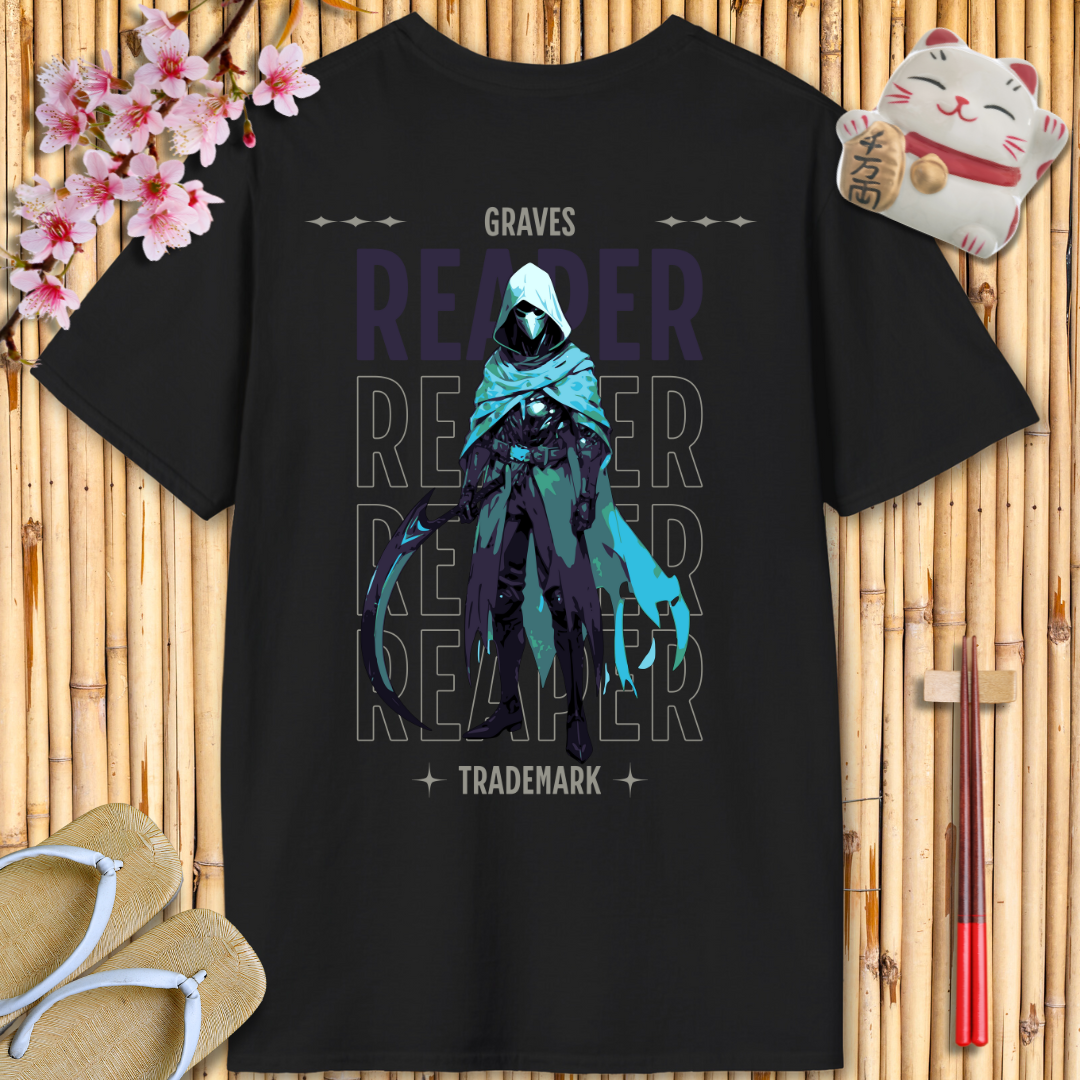 Reaper Purple Back Unisex Softstyle T-Shirt