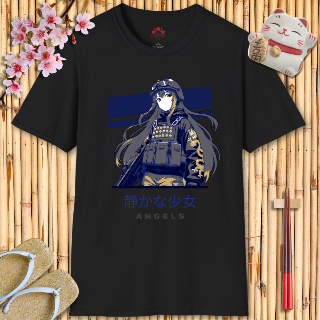 Angels Dark Blue Unisex Softstyle T-Shirt