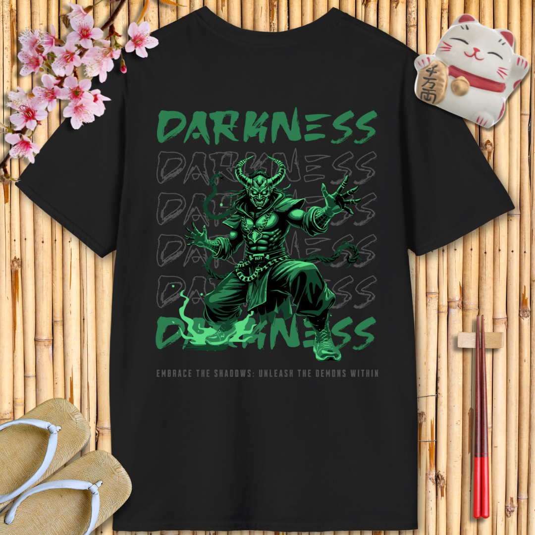 Darkness Green Back Unisex Softstyle T-Shirt