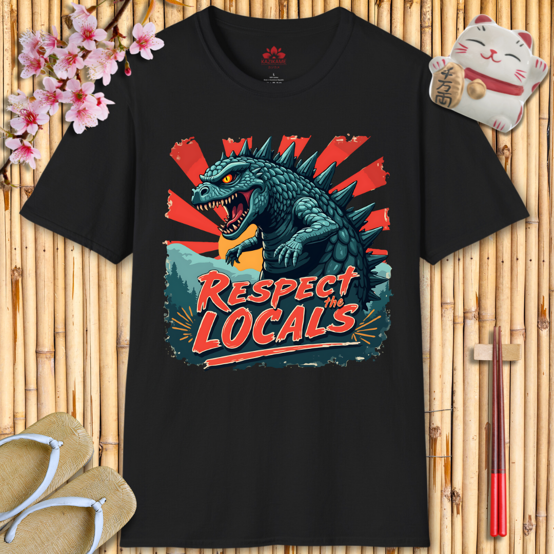 Respect the locals Kaiju Unisex Softstyle T-Shirt