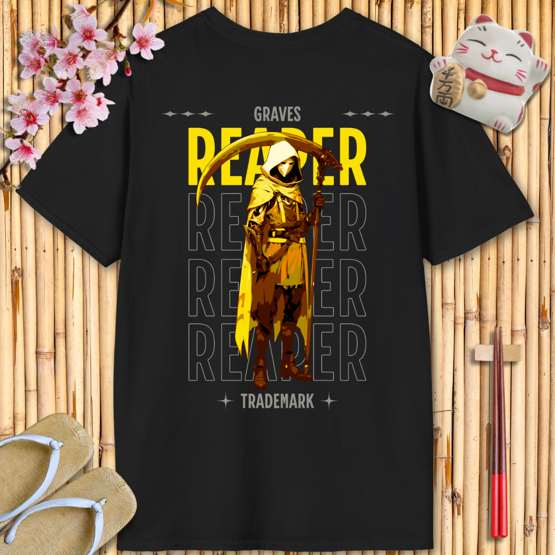 Reaper Yellow Back Unisex Softstyle T-Shirt