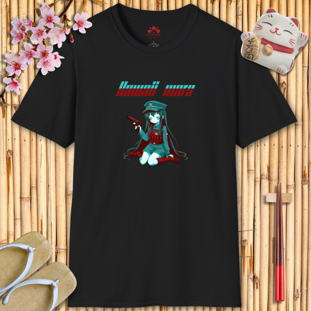 Kawaii Wars Red Blue Unisex Softstyle T-Shirt