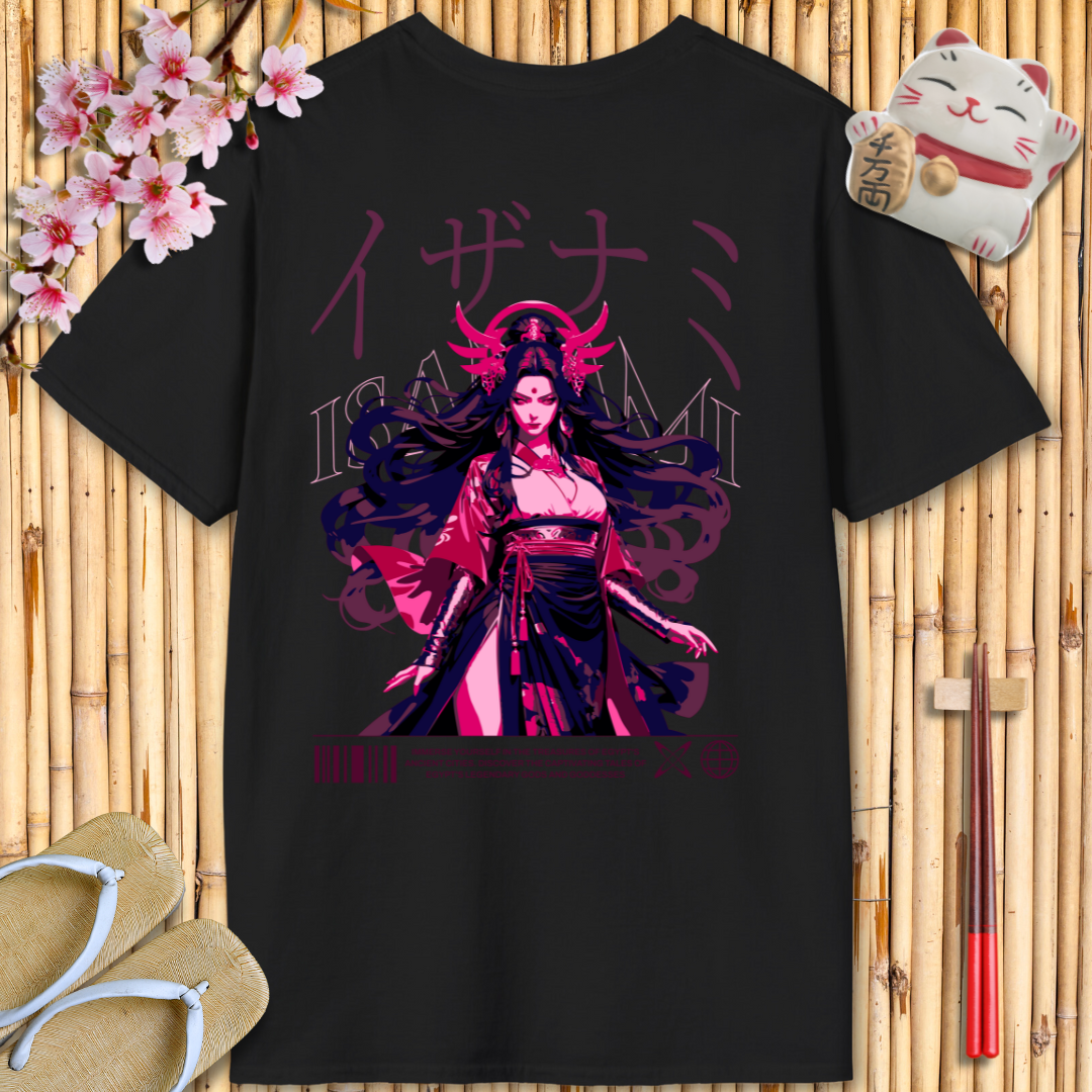 Japanese God Pink Back Unisex Softstyle T-Shirt