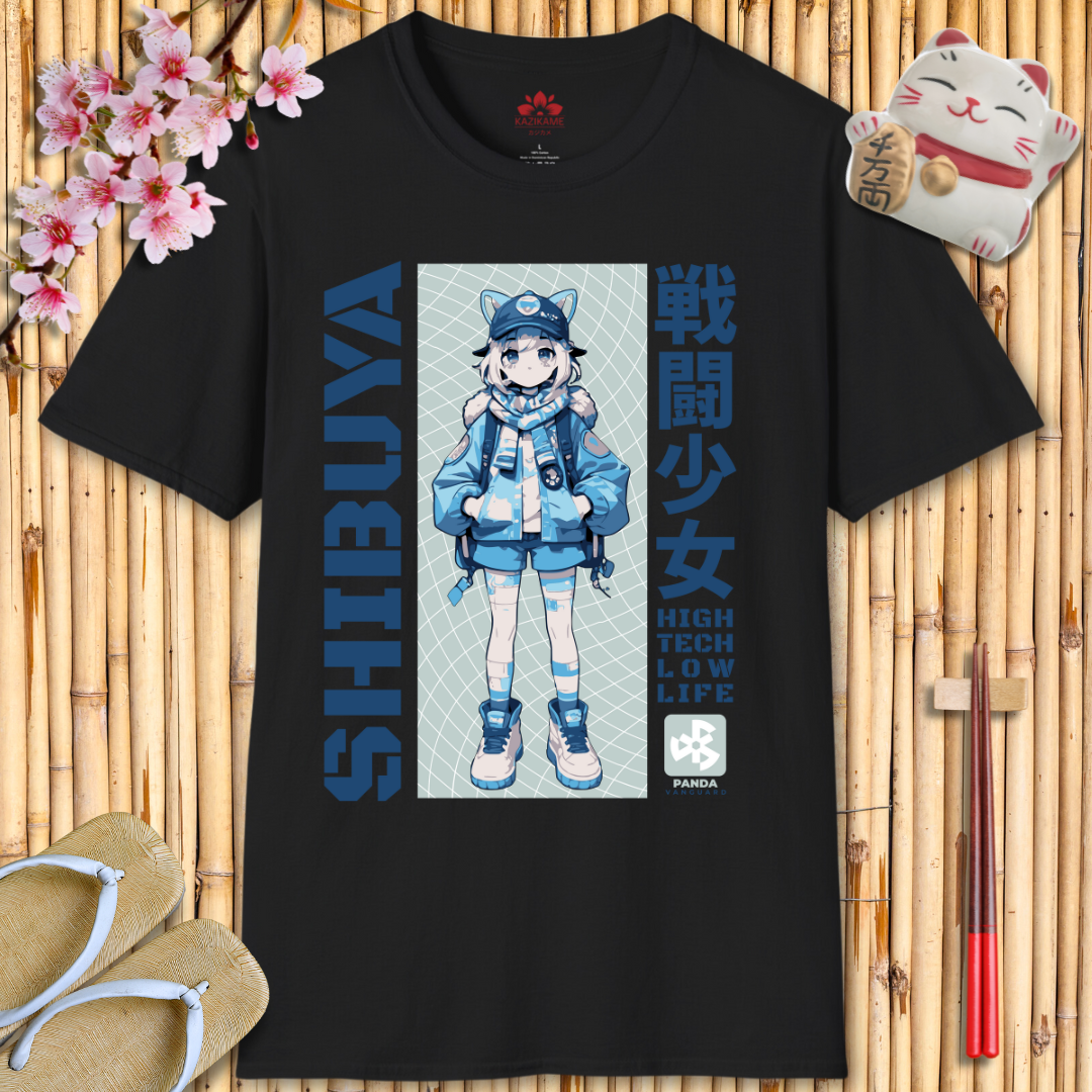 Shibuya Blue Unisex Softstyle T-Shirt