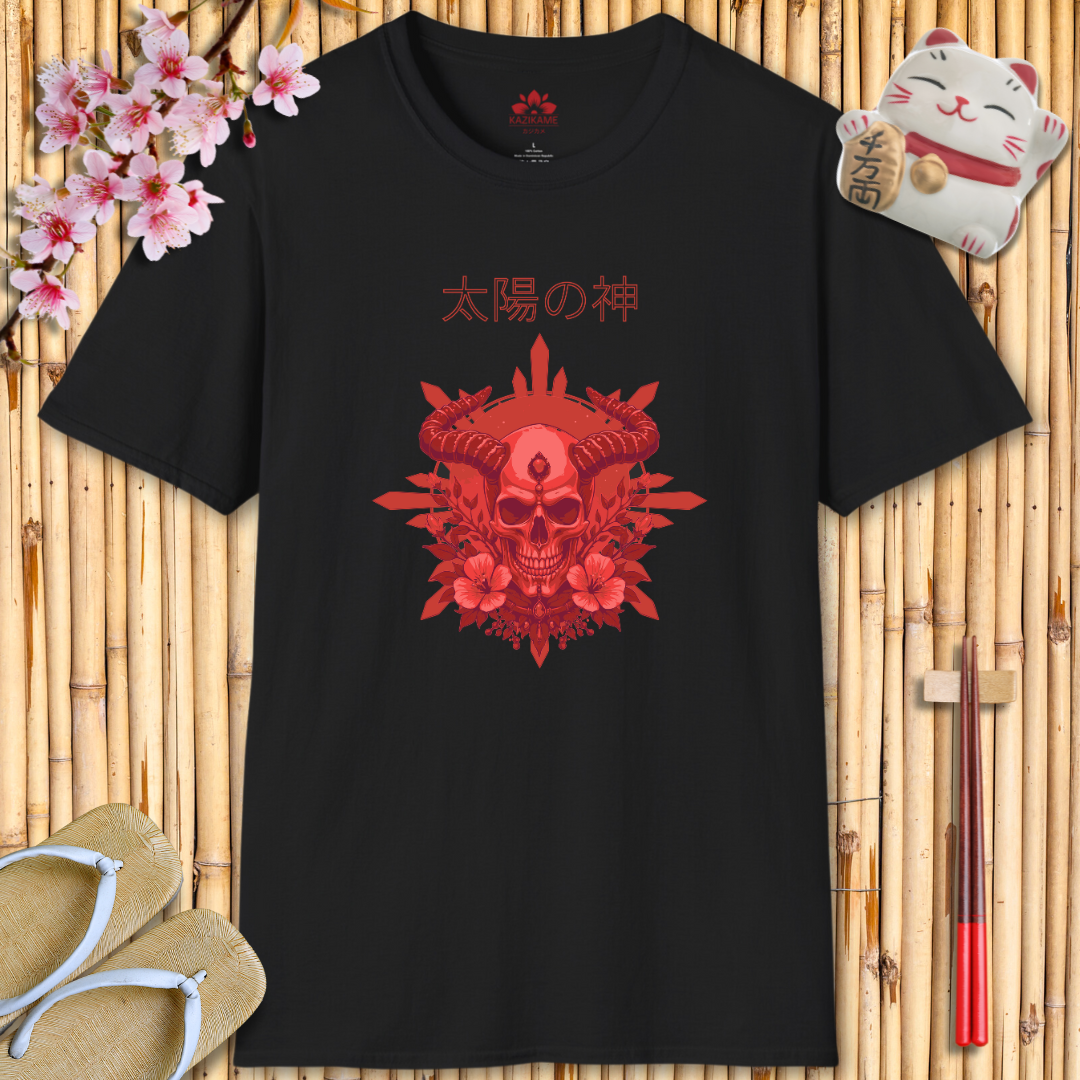 Skullhead Red Unisex Softstyle T-Shirt