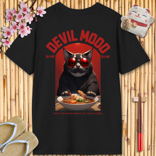 Devil Mood Red Unisex Softstyle T-Shirt