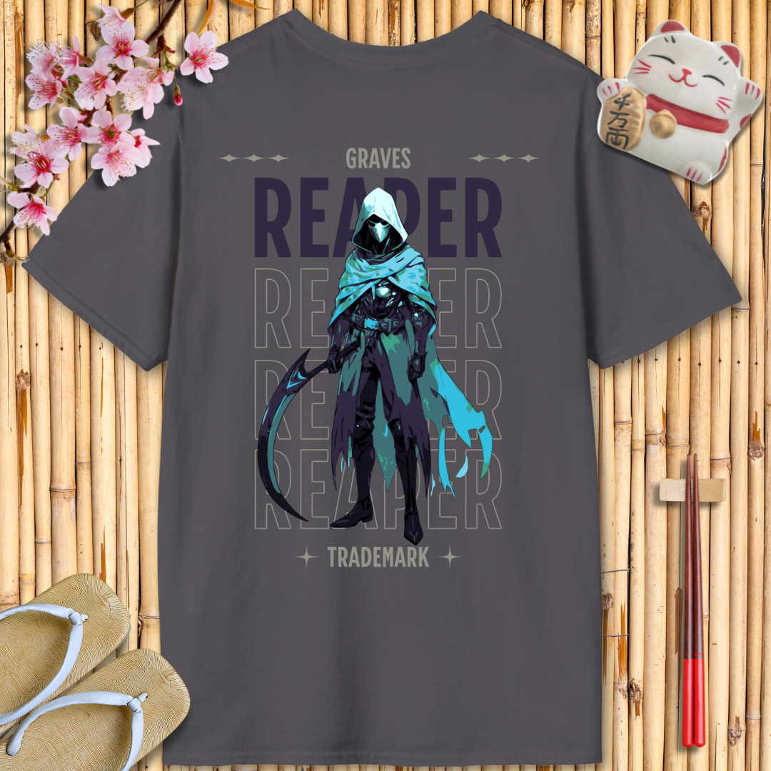 Reaper Purple Back Unisex Softstyle T-Shirt