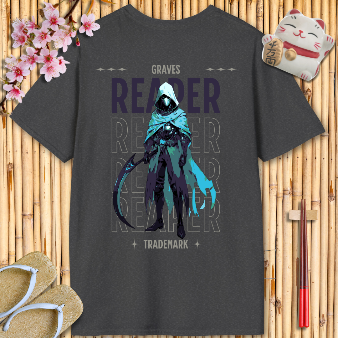 Reaper Purple Back Unisex Softstyle T-Shirt