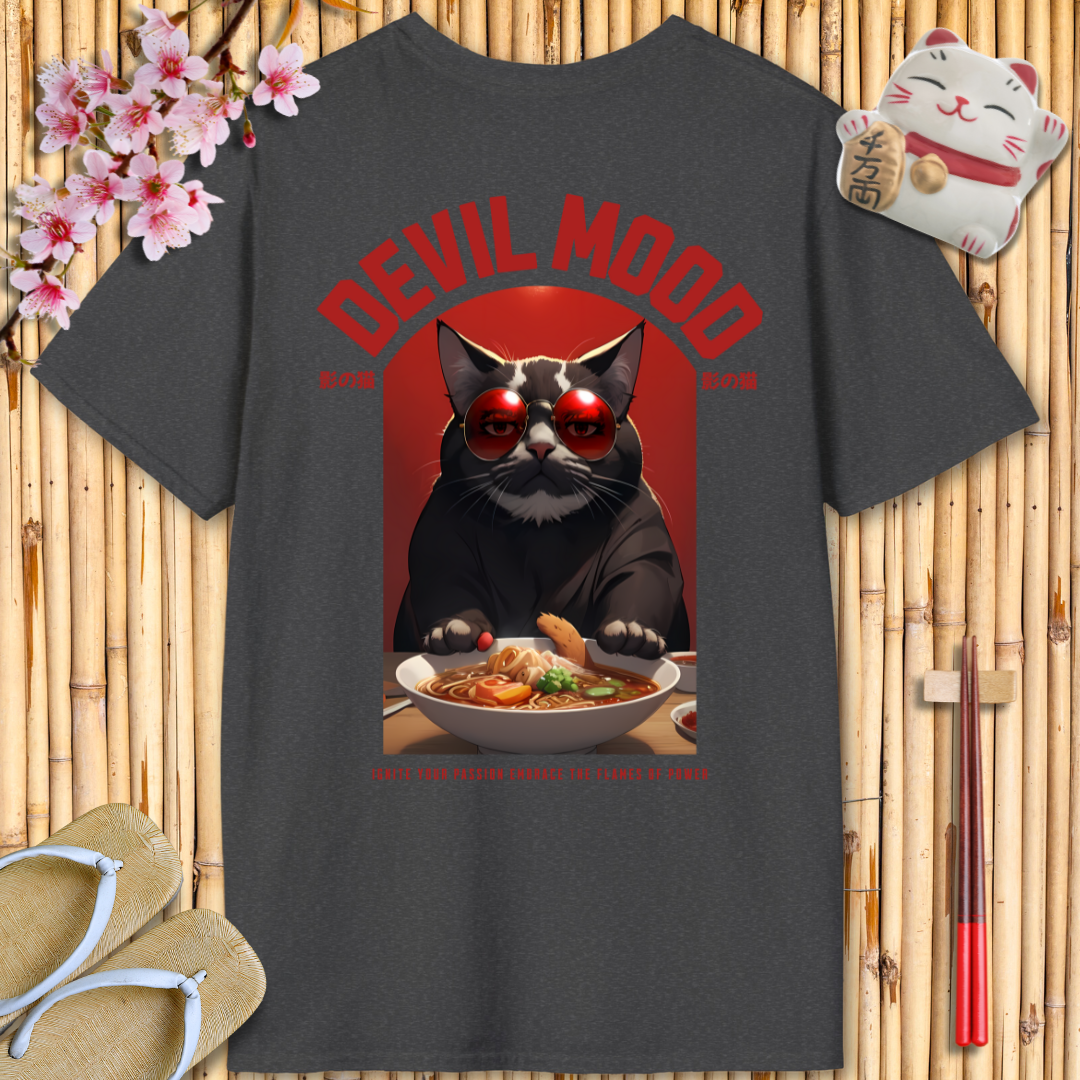 Devil Mood Red Unisex Softstyle T-Shirt