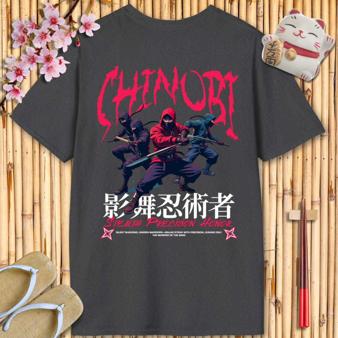 Ninja Gang Back Unisex Softstyle T-Shirt