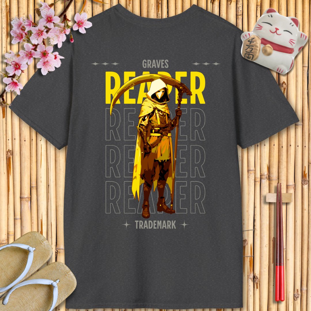 Reaper Yellow Back Unisex Softstyle T-Shirt