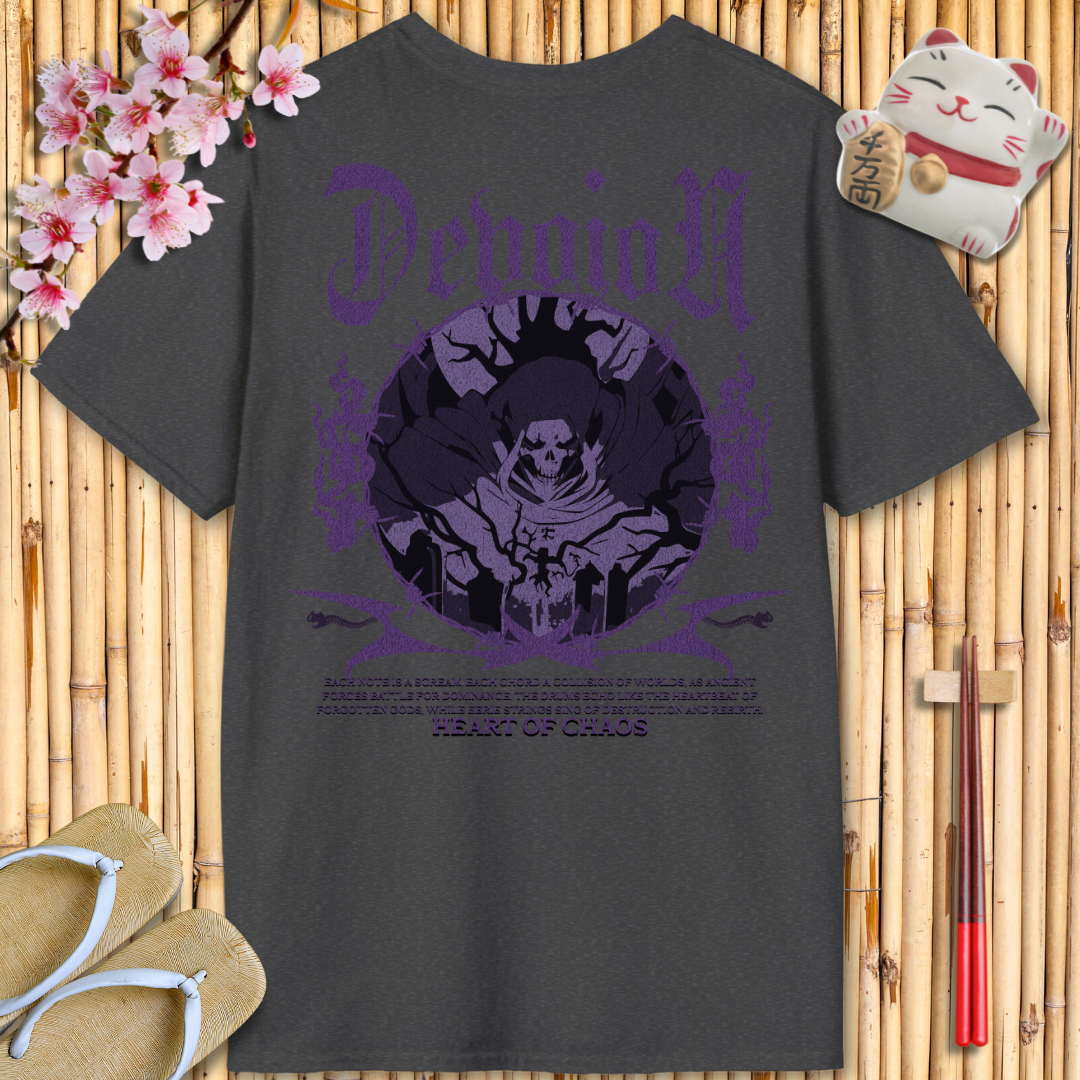 Devotion Purple Back Unisex Softstyle T-Shirt