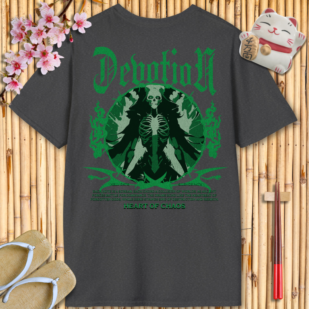 Devotion Green Back Unisex Softstyle T-Shirt