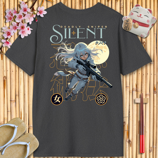 Silent Girl White Back Unisex Softstyle T-Shirt