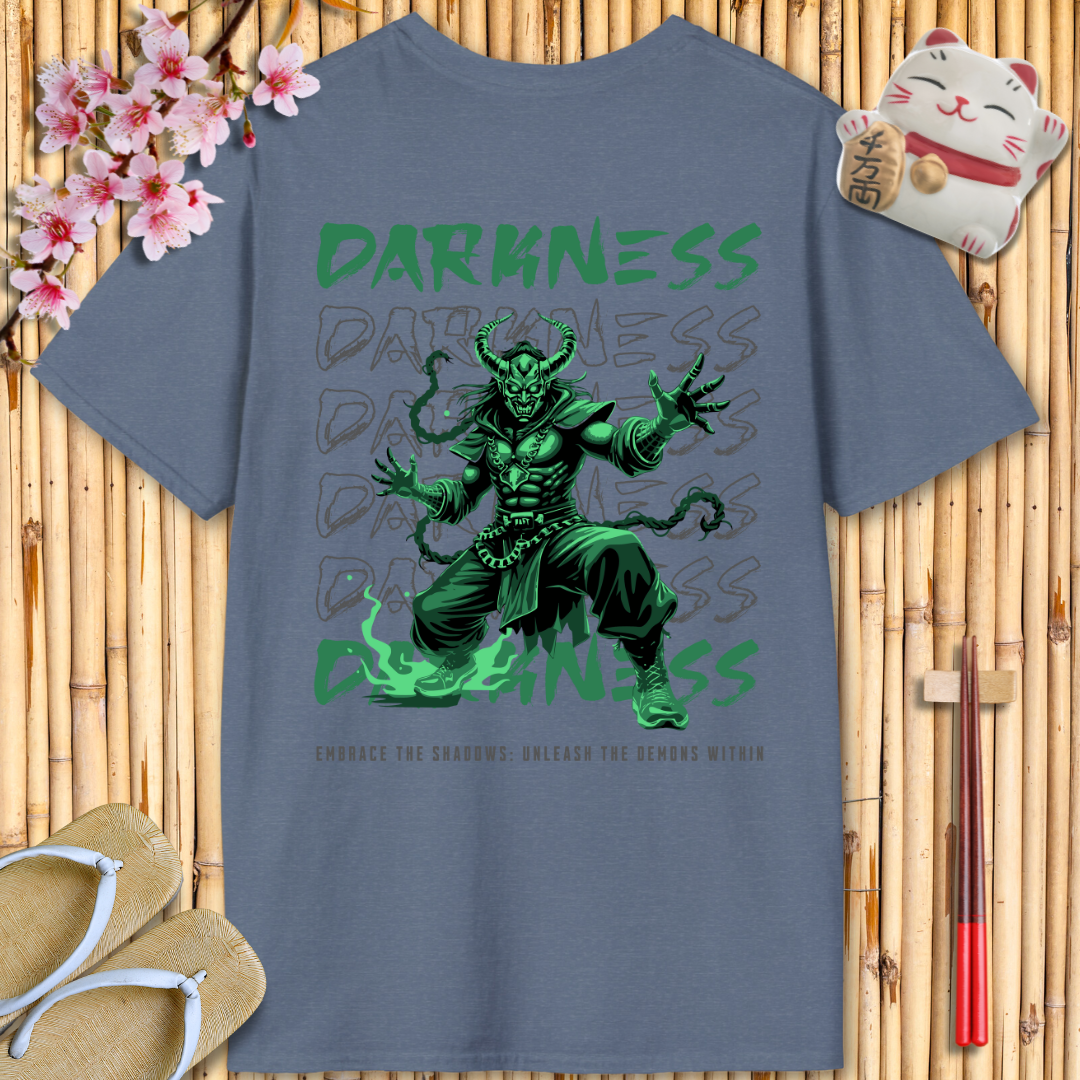 Darkness Green Back Unisex Softstyle T-Shirt