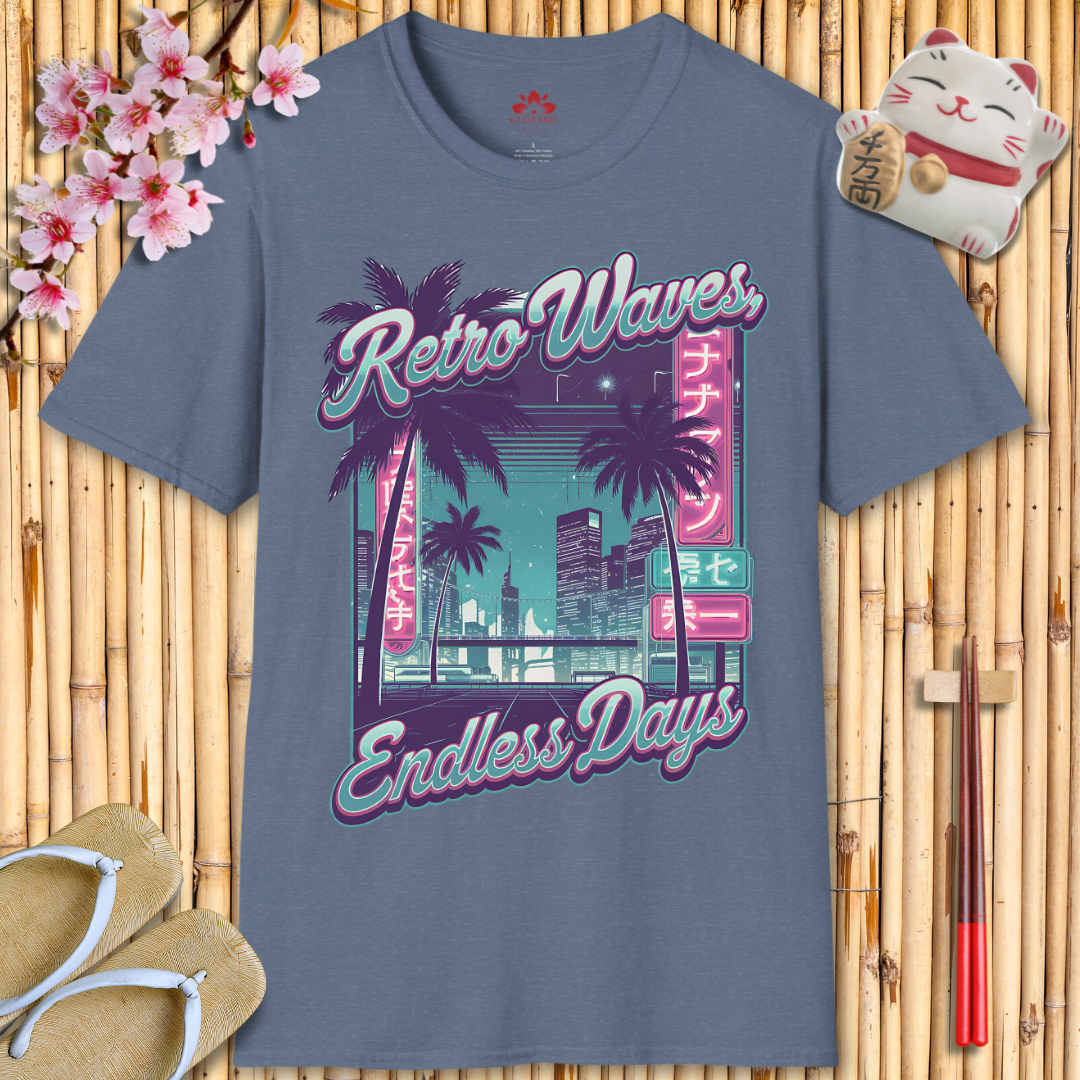 Retro Waves Unisex Softstyle T-Shirt