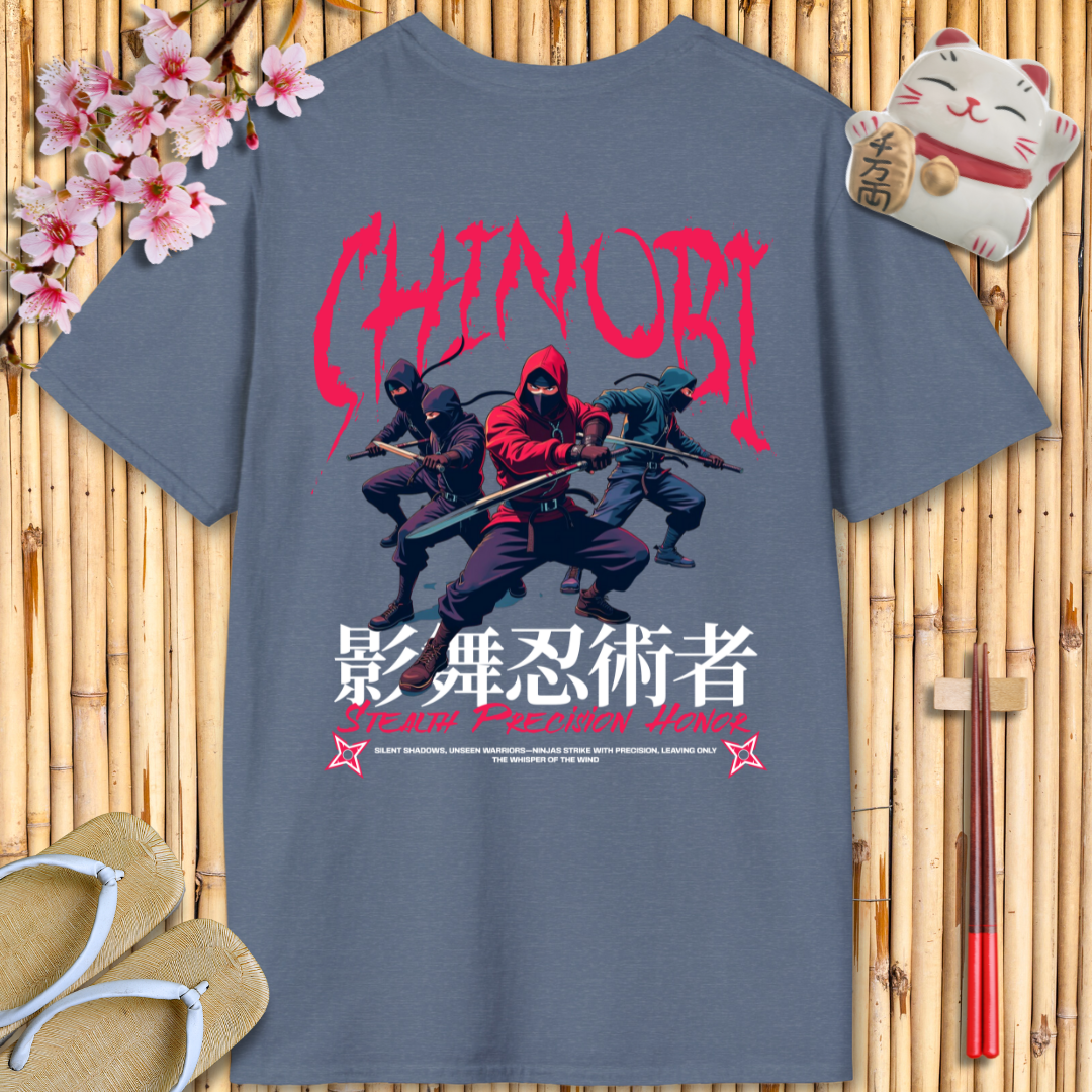 Ninja Gang Back Unisex Softstyle T-Shirt