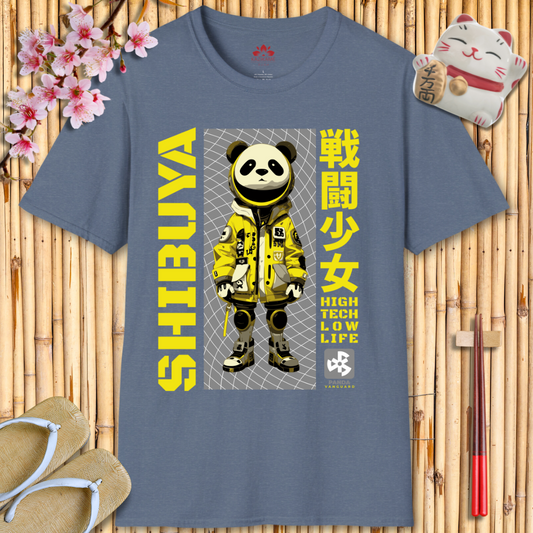 Shibuya Yellow Unisex Softstyle T-Shirt