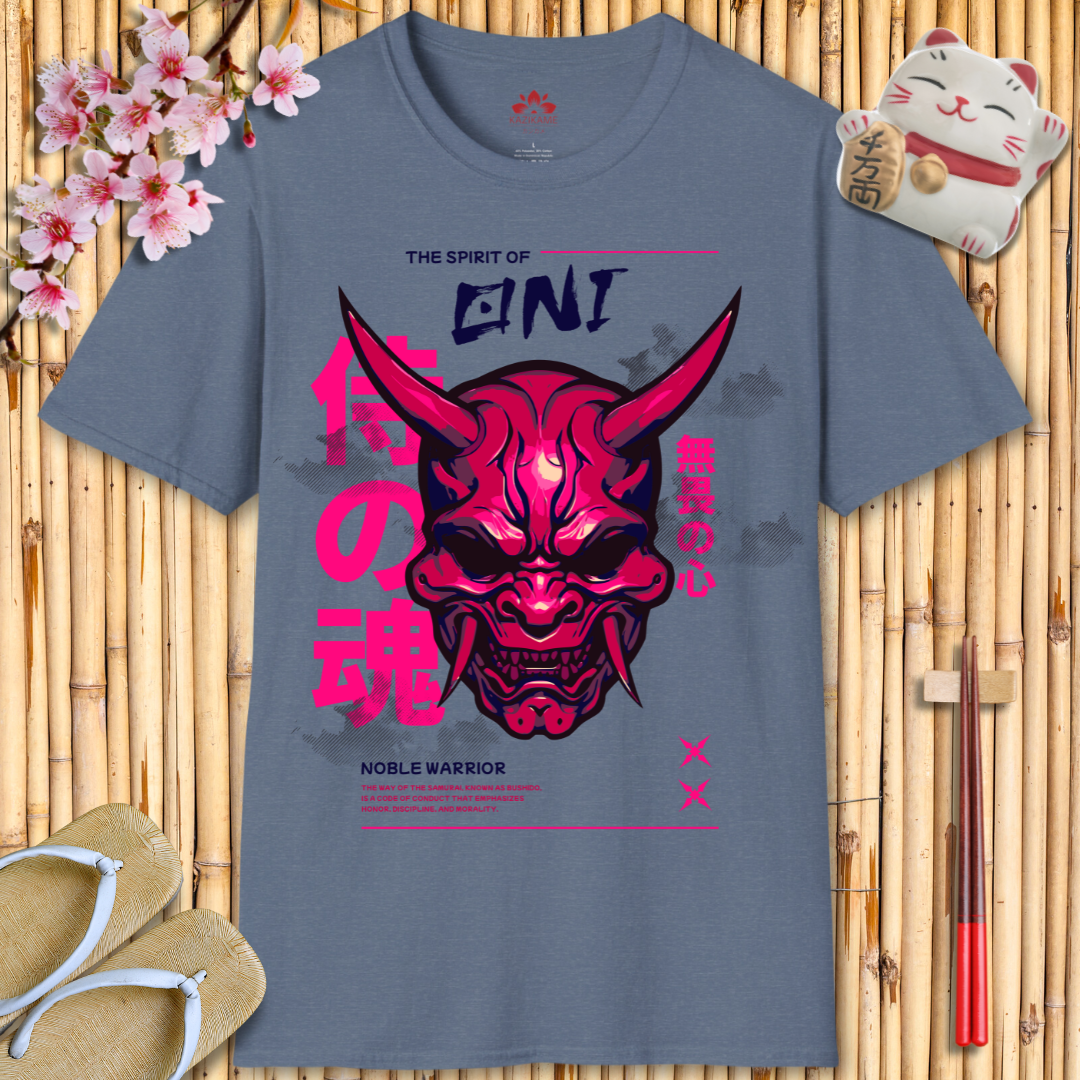 Oni Pink Unisex Softstyle T-Shirt