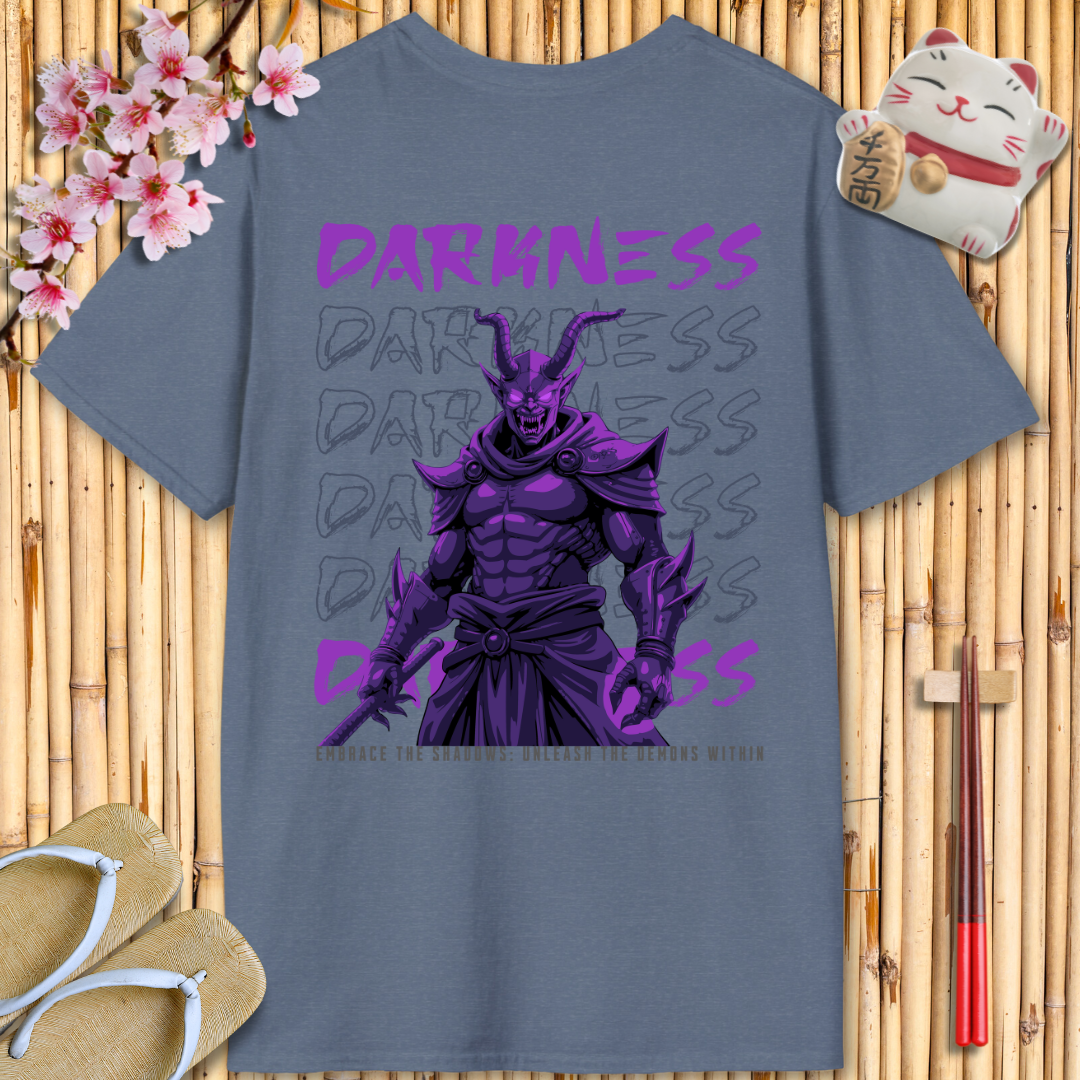 Darkness Purple Back Unisex Softstyle T-Shirt