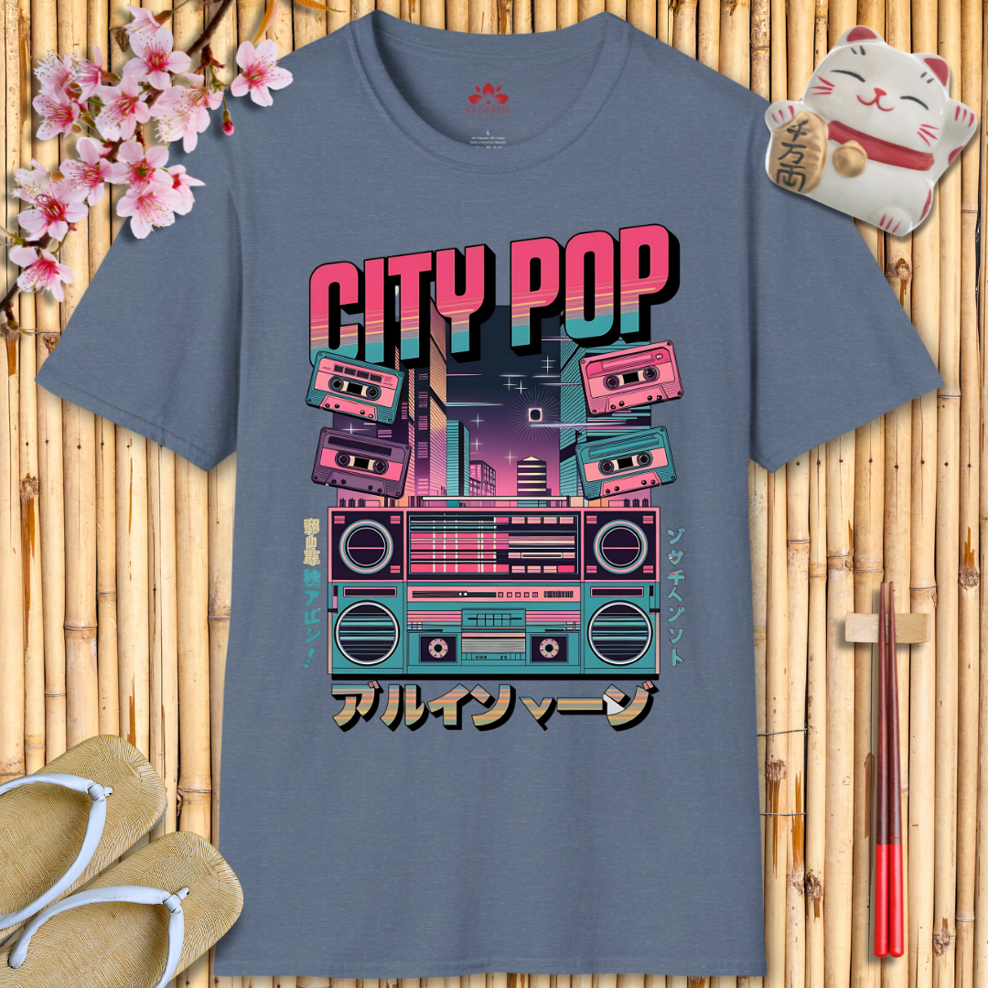 CityPop Boombox Unisex Softstyle T-Shirt