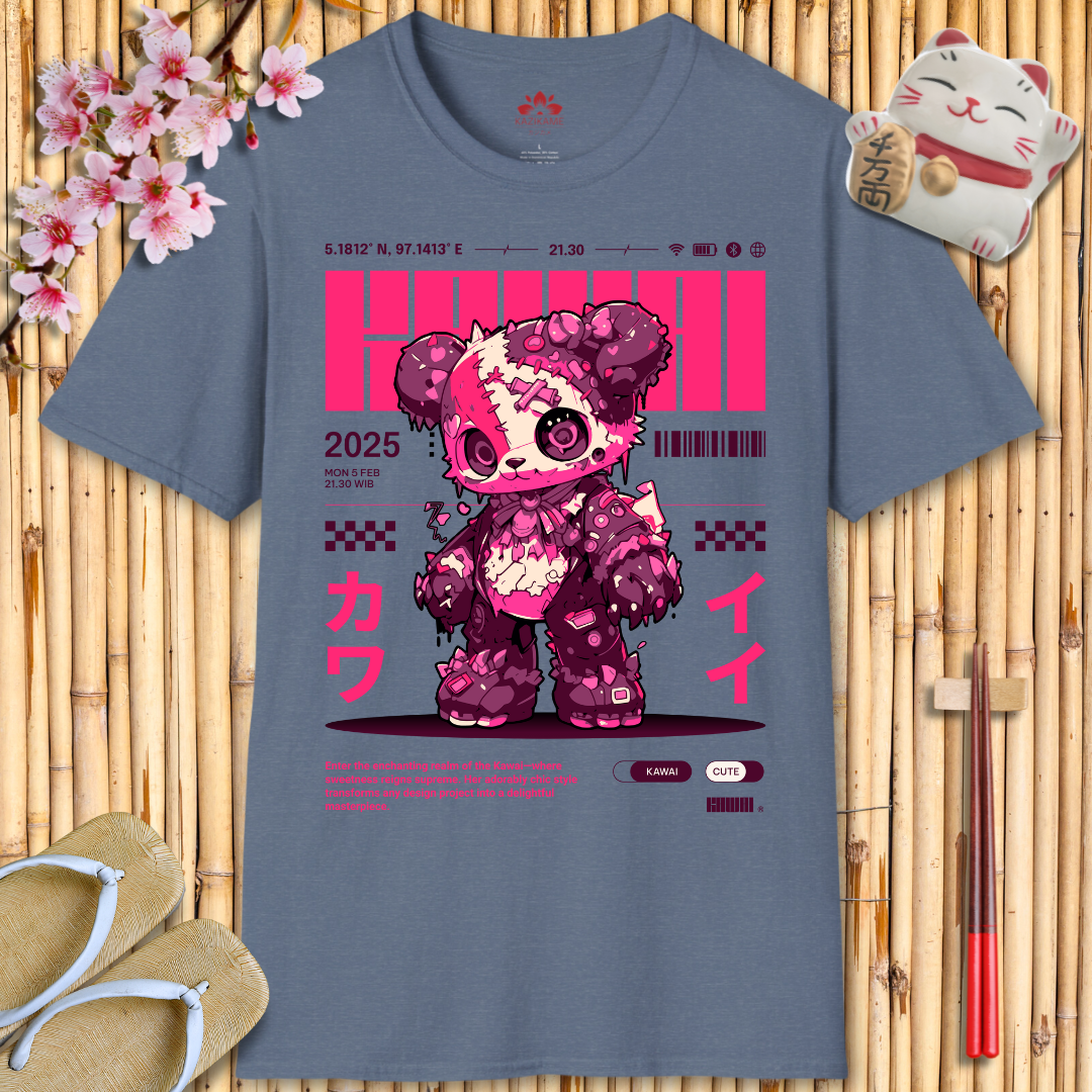 Kawaii Girl Pink Unisex Softstyle T-Shirt