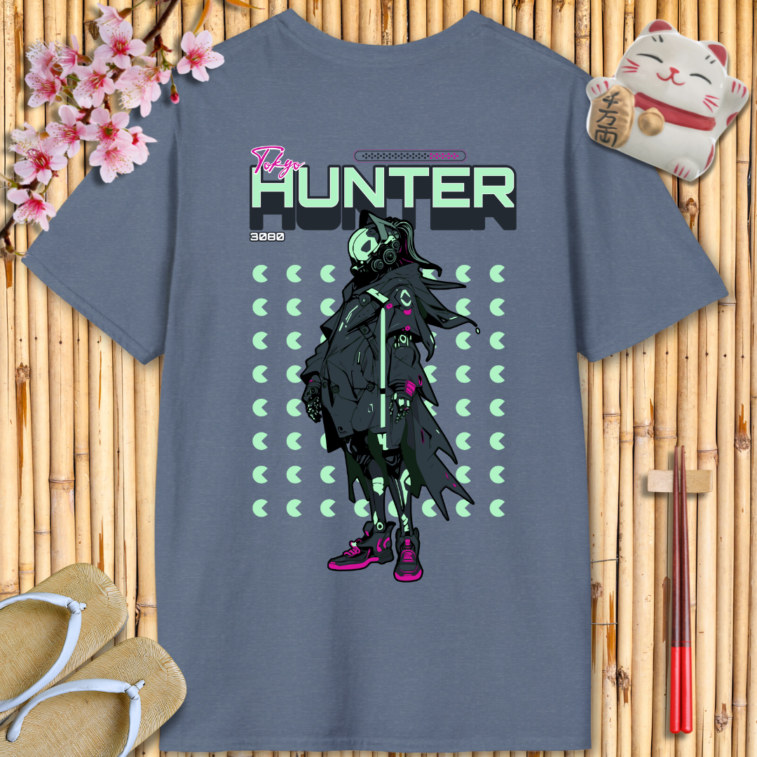 Tokyo Hunter Green Back Unisex Softstyle T-Shirt