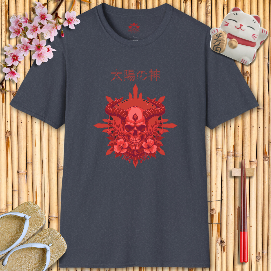 Skullhead Red Unisex Softstyle T-Shirt