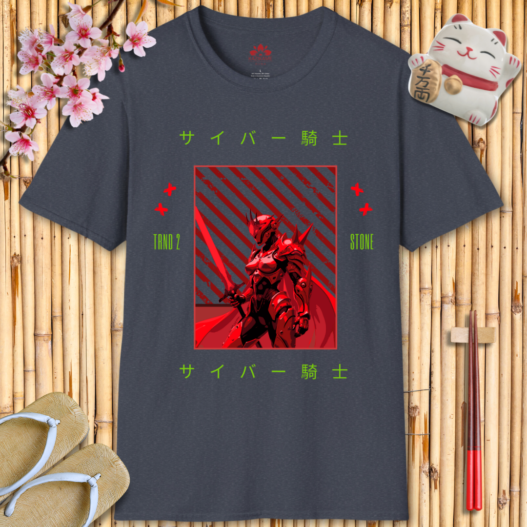 Cyber Knight Red Unisex Softstyle T-Shirt