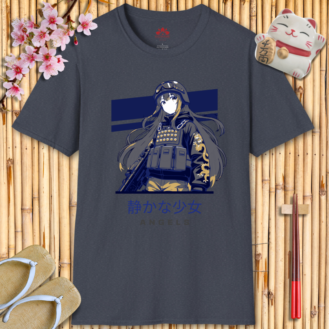 Angels Dark Blue Unisex Softstyle T-Shirt