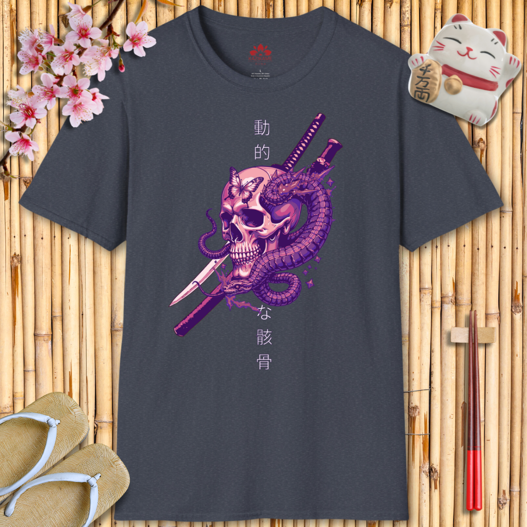 Skullhead Pink Unisex Softstyle T-Shirt