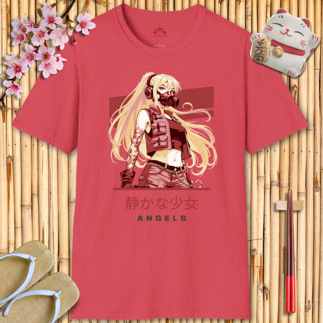 Angels Red Unisex Softstyle T-Shirt